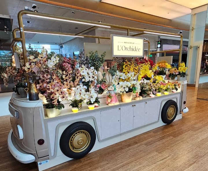 Quiosque Maison de L'Orchidée 4,20 x 1,80 (m) - Shopping Village Mall - Rio de Janeiro/RJ (2023)