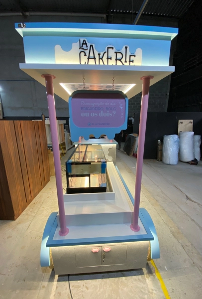 Carrinho La Cakerie - 3,00 x 1,00 (m) - Shopping Parque Dom Pedro - Campinas/SP (2025)
