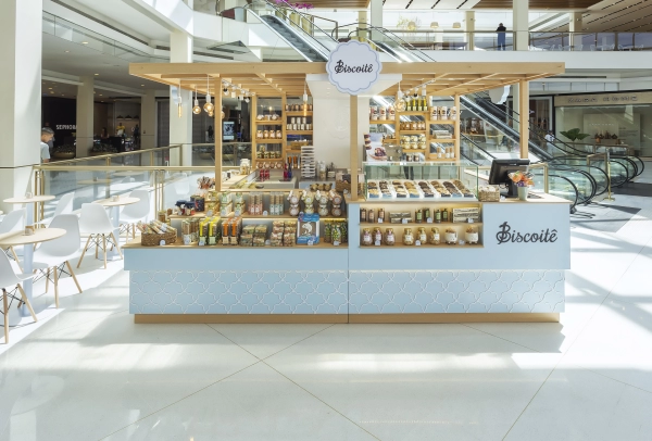 Quiosque Biscoitê 4,00 x 3,00 (m) - bloco principal - Shopping Iguatemi Alphaville/SP