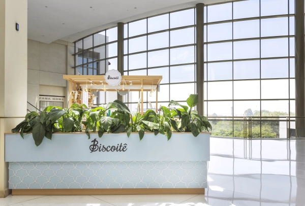 Quiosque Biscoitê 4,00 x 3,00 (m) - bloco principal - Shopping Iguatemi Alphaville/SP