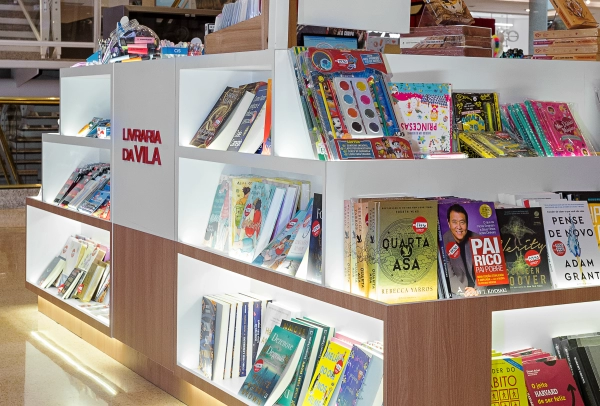 Quiosque Livraria da Vila - 3,00 x 3,00 (m) - Shopping Anália Franco - São Paulo/SP (2024)