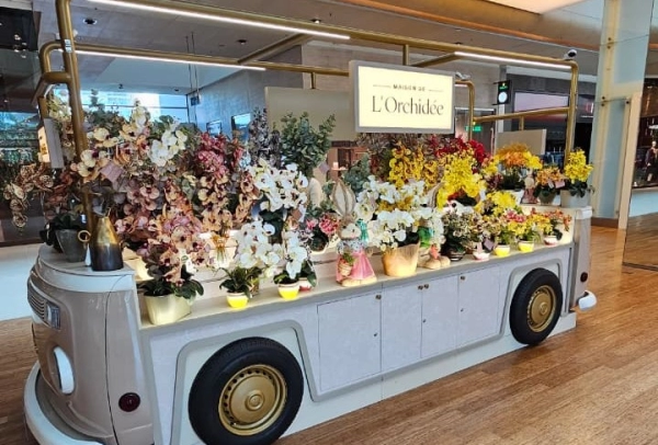 Quiosque Maison de L'Orchidée 4,20 x 1,80 (m) - Shopping Village Mall - Rio de Janeiro/RJ (2023)